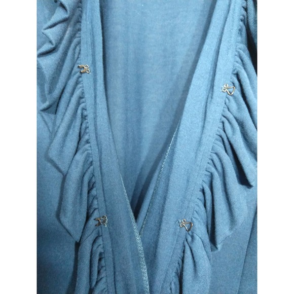 Antthony Ruffle Blue Cardigan - Picture 7 of 11